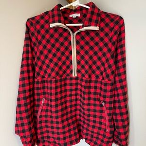 Buffalo plaid pullover- Medium